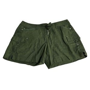 White House Black Market Linen Blend Shorts